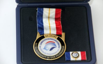 Auszeichnungsveranstaltung mit dem Ehrenzeichen am Bande für 60/70 Jahre Mitgliedschaft in der Feuerwehr