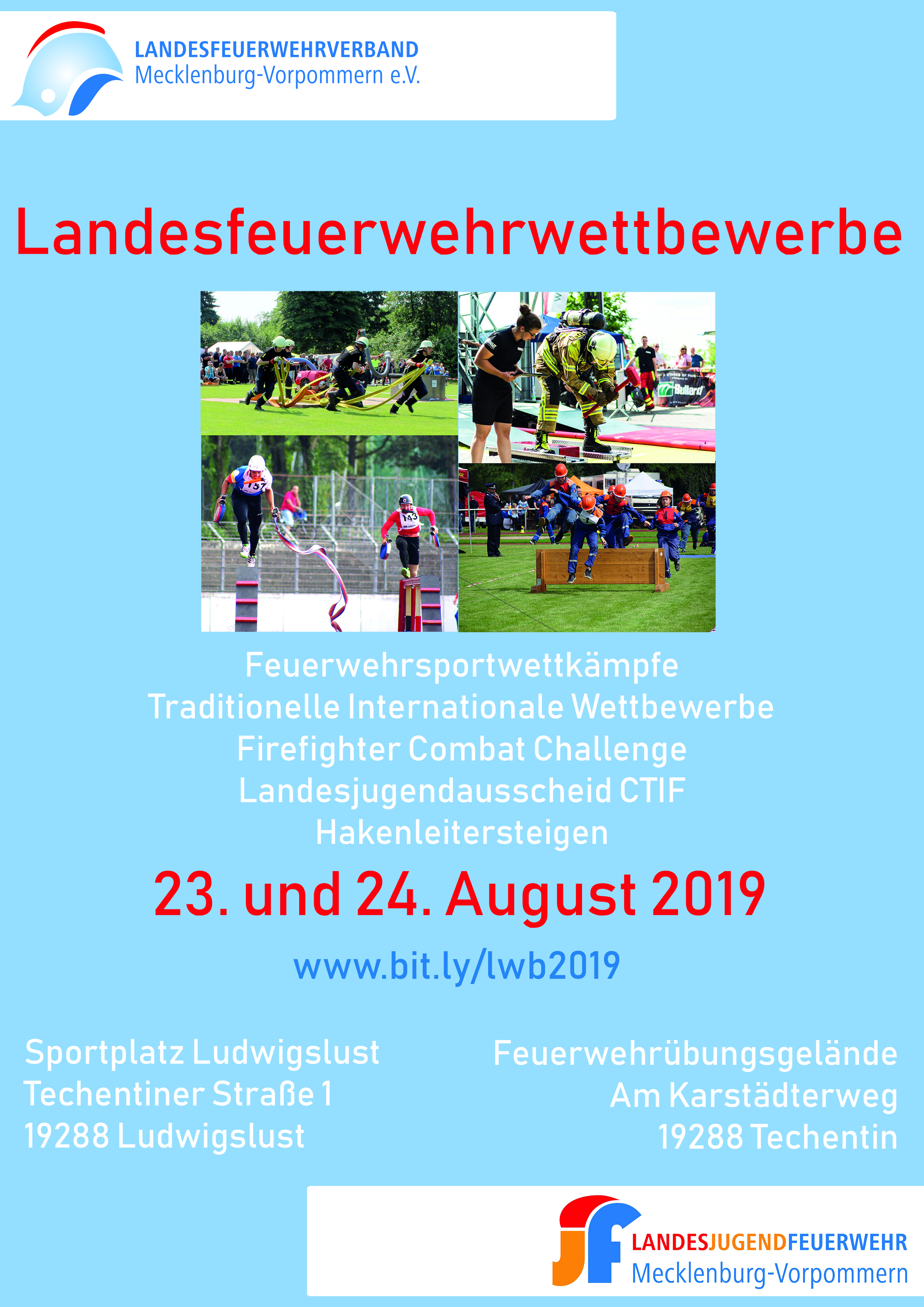Landesfeuerwehrwettbewerbe 23.08. und 24.08.2019 in Ludwigslust