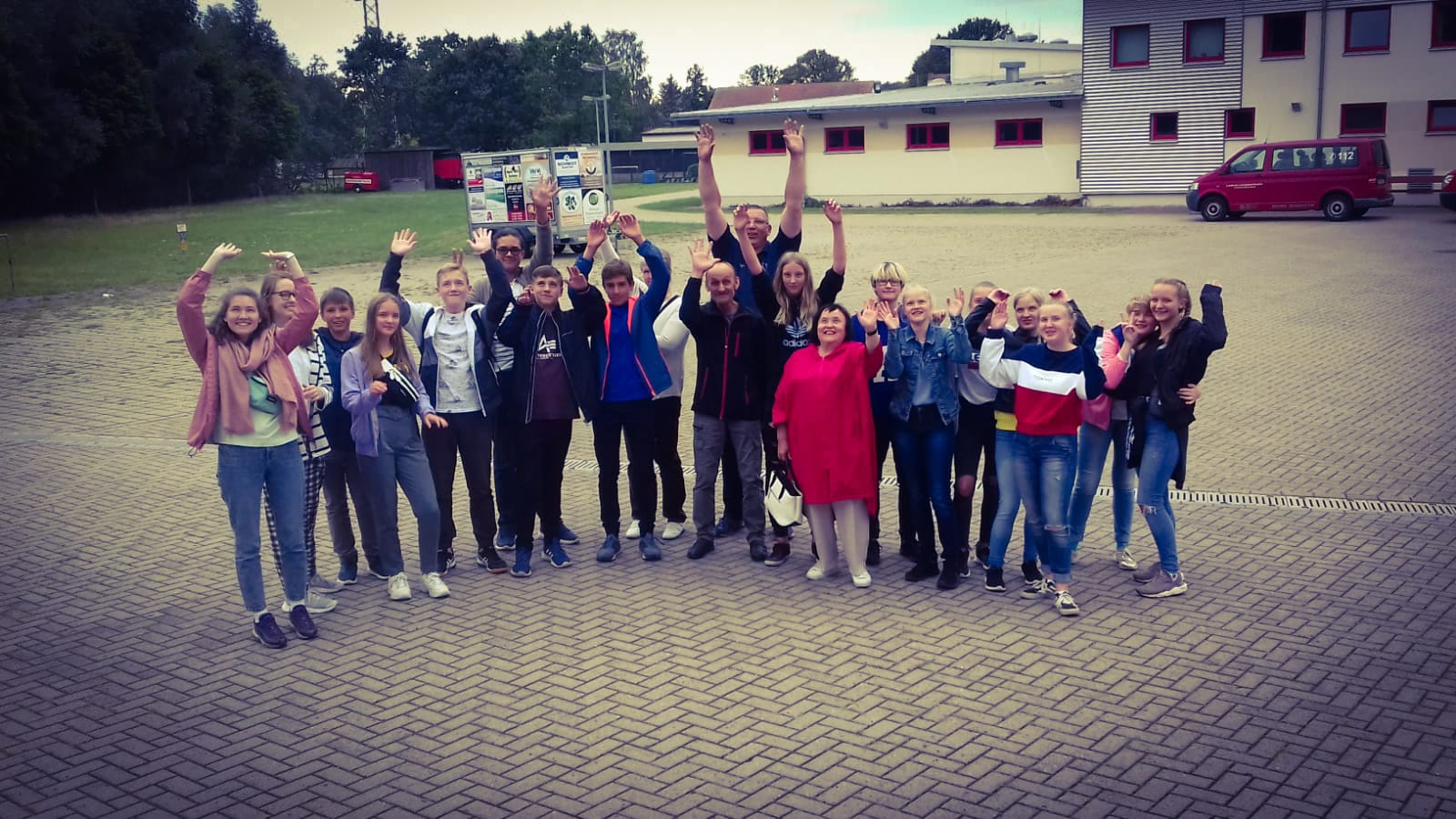 Austauschschülern aus Murmansk zu Besuch