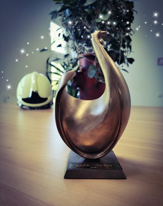 Die goldene Henne in der Kategorie CHARITY für alle Einsatzkräfte