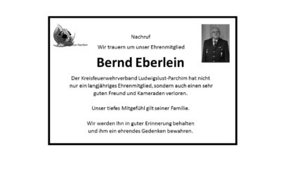 Nachruf Bernd Eberlein