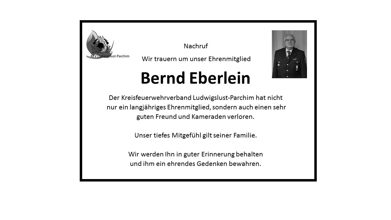 Nachruf Bernd Eberlein