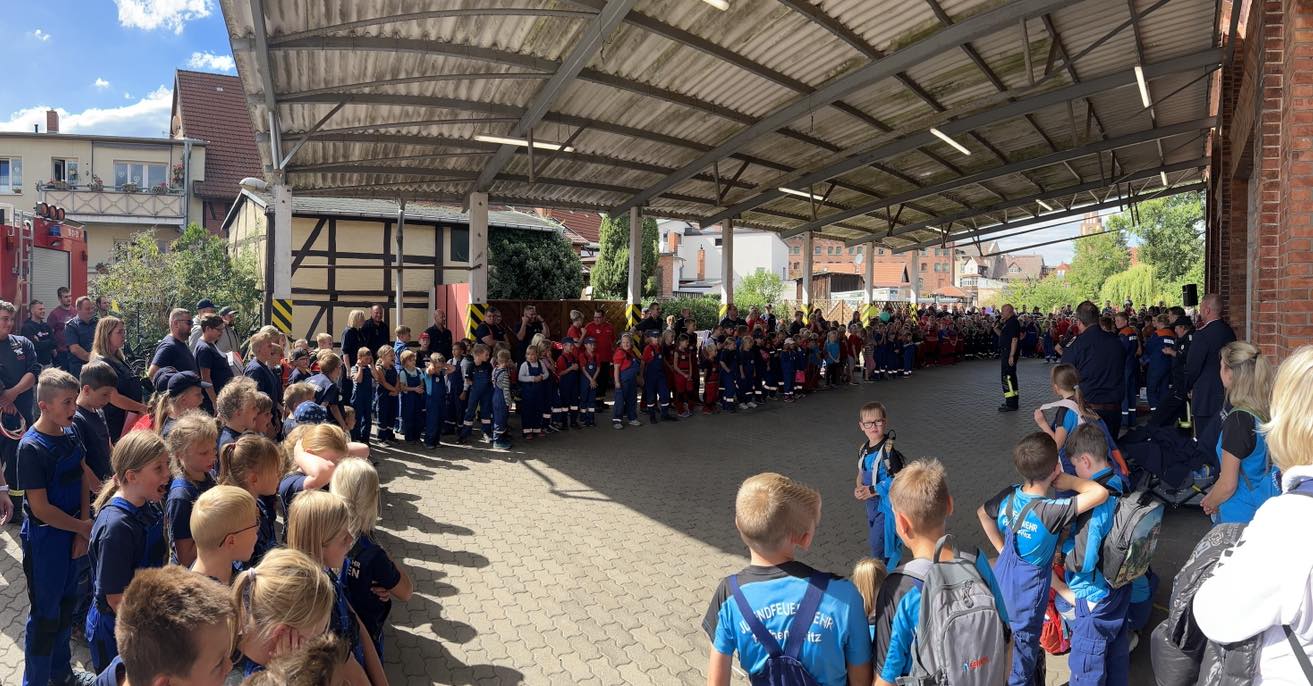 Orientierungsmarsch der Kinderfeuerwehren im Landkreis LUP