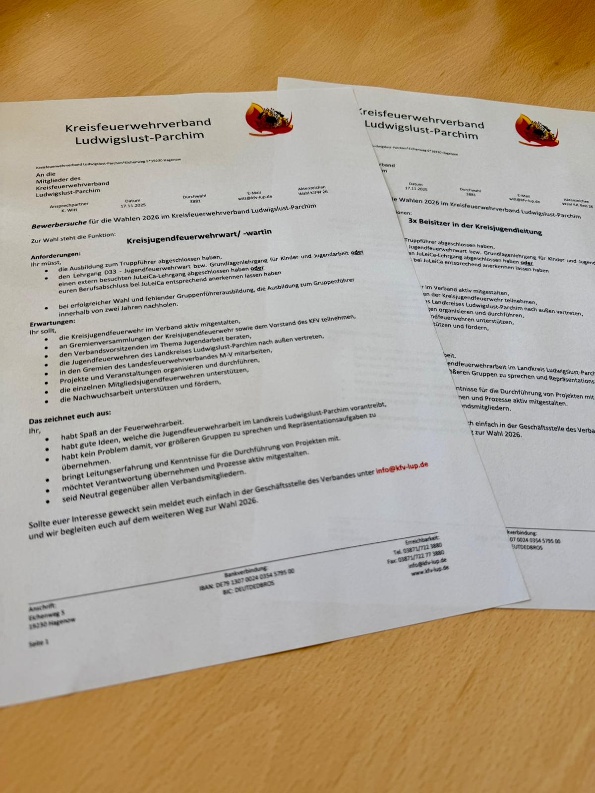 Wahlen 2026 Kreisjugendfeuerwehrleitung